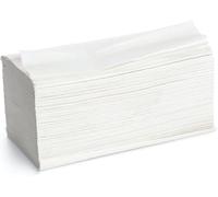 ECONX Z-Fold Paper Hand Towels - White 2 Ply Soft Absorbent & Strong Sheets Multi-fold Paper Towels Hygienic Disposable Hand Towels - Ideal for Individuals, Home, Office or Business - Box of 3000