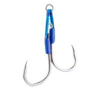 ECOODA Cyan blue fishing hook fast light hook high quality