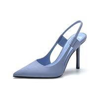 Ecoodisk 2022 Fashion Women High Heels Pointed Toe Stiletto Solid Color Elegant Temperament Muller Ladies Shoes Party Female Sandals