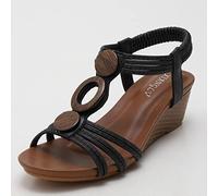 Ecoodisk Ashionable and comfortable sandals 2022 vintage wedge with bohemian fish mouth women sandals