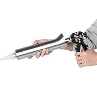 Ecoodisk Grouting Gun, Thicken Stainless Steel Ceramic Tile Caulking Gun Mortar Grouting Gun Sprayer Caulking Tool, Fill with Cement, Lime, Joint sealer