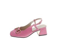 Ecoodisk High Heel Shoes Sandals Women Summer Women Sandals Square Head Sandal Flat Heel Casual Sandals Modern Sandals-Pink,41