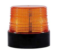 Ecoodisk LED Battery Strobe Light Warning Light Wireless 12V Strobe Beacon Flashing Light Amber Emergency Safety Strobe LightsMagnetic Flashing Warning Beacon for Truck Vehicle