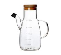 Ecoodisk Olive Oil Dispenser Bottle, Glass Oil Bottle without Drip, Oil Container for Vegetable Olive Oil, High Borosilicate Glass Oil Dispenser.,800ML