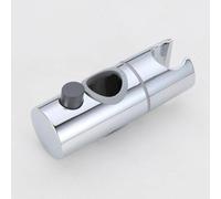 Ecoodisk Replacement Hand Shower Bracket for Slide Bar Adjustable Shower Rail Head Slider Clamp Holder Bracket, Chrome Plated,24MM
