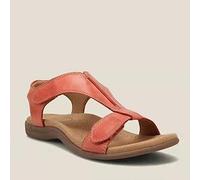 Ecoodisk Summer Sandals for Women Wedges Shoes Orthopedic Lightweight solid comfort ladies beach Sandalias-orange,41