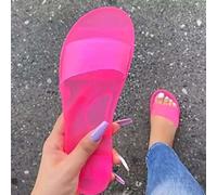 Ecoodisk Women Sandals 2021 Summer Outdoors Slippers Female Slides Transparent Jelly Shoes Woman Colorful Beach Shoes Flats Sandals