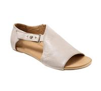 Ecoodisk Women Sandals Soft Leather Flat Sandals Summer Shoes Woman Plus Size Peep Toe Beach Sandals Chaussures Femme Women Casual Shoes