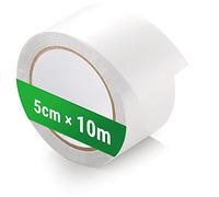 ecooe Tent Repair Tape 5 cm x 10 m Professional Waterproof Transparent Tent Tape for Repairing Awnings PVC Coated Tent Gazebo Truck Tarpaulin