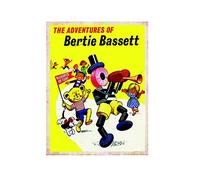 Ecool All sorts os fun bertie bassett vintage style retro shabby chic vintage style picture metal wall plaque sign (200mm x 150mm)