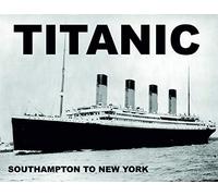 Ecool Titanic southampton to new york retro shabby chic vintage style picture metal wall plaque sign fridge magnet