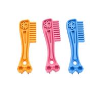 EcoPet Toothbrush Shaped Dog Chew Toy 3 Assorted Colours