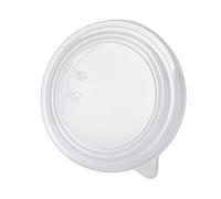 ECOPICNIC 50 Pack PET Lids for 1100/1300 ml Kraft Salad Bowls | Disposable Clear Plastic Lids for Salad, Soup, and Food Containers, Secure Fit for Takeaway and Delivery