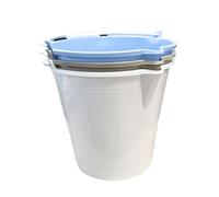 Ecoplast 7 Litre Bucket with Ergonomic Handle and Spout, Neutral, 10 Litres