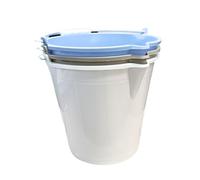 Ecoplast Bucket 10 Litres with Ergonomic Handle and Spout, Pink, 30 x 28 cm