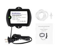 EcoPooluxe SPA-124 Ozone Generator, 50-100mg/h Efficient Output, Mini Portable Ozone Generator with Check Valve&PVC Hose for Bathroom Bathtubs and Spas