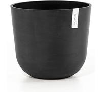 Ecopots Oslo Planter with Water Reservoir - Dark Grey - Ø 35 cm, height 30.5 cm
