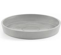 Ecopots Round Coaster - White Grey - ∅ 17.8, height 2.5 cm