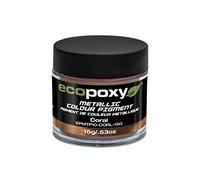 Ecopoxy Metallic Pigment, Coral, 15g