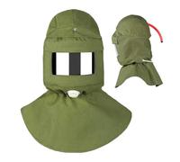 Ecoptyza Protective Face Shield,Anti-Fog Smooth Breathing Guard,Full Face Protection Masque | for Outdoor Adventure Fire Spot Survival Rescue Task Skin Hair Barrier