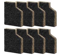 EcoRenew Filter Cartridge Fits Aqueon QuietFlow SmartClean, Large 8P | L Filter Cartridge 8-Pack, Fits SmartClean 30-50G Power Filter, Freshwater & Saltwater Aquarium Carbon Filter Replacement