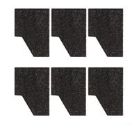 EcoRenew Filter Cartridges for Aqueon QuietFlow Large - Biodegradable Carbon Replacement Pads for Internal Power Filters - 6 Pack(7.6 * 4.7cm)