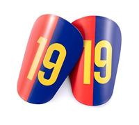 Ecoret-Pro Pack of 2 Mini Shin Pads, Children's Football, Small Shin Pads in Various Sizes, Lightweight, Comfortable, High Impact Resistance for Football Training and Competitions, No. 19 XXS