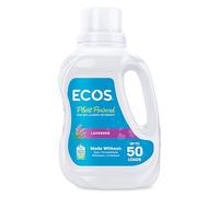 ECOS Laundry Detergent - Biodegradable Plant Based Coconut Derived Laundry Liquid, Vegan and Suitable for Sensitive Skin, Results at All Temperatures, 50 Loads, Lavender, 1.5L