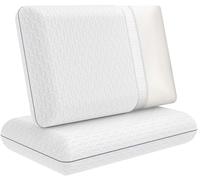 Ecosafeter 2025 Density Memory Foam Pillow-Ergonomic Neck Pillow for Deep Sleep For Side,Stomach,Back for Neck Pain Removable Washable Cover（1 Pack）