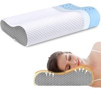 Ecosafeter 2026 New Upgrade Memory Foam Pillow- Cervical Orthopedic Deep Sleep Neck Pillow-Superior Comfort for Neck Shoulder Pain Sleeping Breathable core with washable cover