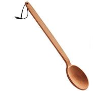 ECOSALL Heavy Duty Large Wooden Spoon 18-inch, Long Handle Cooking Spoon With a Scoop. Nonstick Big Spoon for Stirring, Mixing Cajun Crawfish Boil, Wall Décor. Super Strong Sturdy Giant Hardwood Spoon