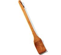 ECOSALL Large Wooden Spoon - 18-inch Heavy Duty Cajun Stir Paddle for Cooking in Big Pots & Wall Décor - Big Spoon For Brewing, Grill, Mixing, Stirring - Solid Natural Hard Wood Long Spatula.