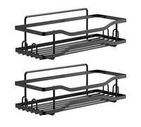 Ecoseal Premium Carbon Black Shower Caddy Wall Design