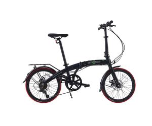 Ecosmo 20" Wheel Lightweight Alloy Folding Bicycle Bike 7 SP Disc, 12kg-20AF09BL