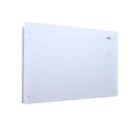 ECOSO 2000W White WiFi Glass Panel Smart Electric Heater Feet Plug 465x770 | Aluminium Construction. Generous Heat Output. Contemporary Style. Glass Panel Design. WiFi Control. UK Plug Fitted.