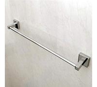 ECOSPA Elegant Wall Mounted Towel Rail in Chrome • Extra Long 610mm / 24 Inches • Sturdy Towel Bar Holder for the Bathroom and Kitchen Towels