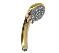 EcoSpa Premium Gold Shower Handset, Round 6 Mode Function Large Head with Easy Clean Nozzles