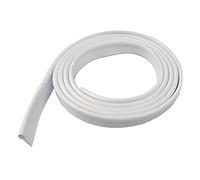 ECOSPA Replacement Rubber Seal for Folding Bath Shower Enclosure Doors in White • 2 Metres