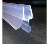 ECOSPA Rubber & Plastic Bath/Shower Screen Seal Strip for 6-8mm Glass Screens or Doors • Straight or Curved • Seals Gaps Between 5-9mm