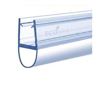 ECOSPA Shower Door Seal Strip for 4-6mm Glass Screens or Door - Seals up to 3mm Gap - Perfect Shower Screen Seal Replacement with Adjustable Length (Straight) (90 cm)