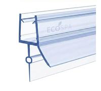 ECOSPA Shower Door Seal Strip for 6-8mm Glass Screens or Door - Seals up to 26mm Gap - Perfect Shower Screen Seal Replacement with 90cm Adjustable Length (Straight)
