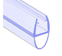ECOSPA Shower or Bath Screen Door Seal • Fits 6, 7 or 8mm Glass • Round Bubble Shape • Seals Gaps of up to 6mm • 90cm or 2 metre Lengths (90 cm)