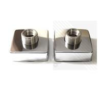 ECOSPA Square Shower Bar Mixer Valve - Wall Surface Bracket Easy Fixing Kit