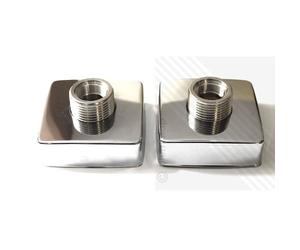 ECOSPA Square Shower Bar Mixer Valve - Wall Surface Bracket Easy Fixing Kit