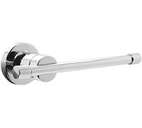 ECOSPA Toilet Roll Paper Holder in Chrome with Modern Round Design and Easy Fixing Kit