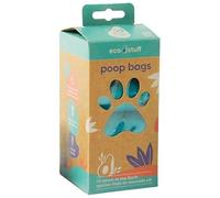 ecostuff | Dog Poop Bags, Compostable Biodegradable, Flushable and Water-soluble Pet Waste Scented Roll, 80 poop bags for dogs, 100% Environmentally friendly, Extra Thick and Strong Bags
