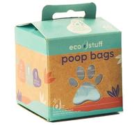 ecostuff | Dog Poop Bags, Compostable Biodegradable, Flushable and Water-soluble Pet Waste Scented Roll, 40 poop bags for dogs, 100% Environmentally friendly, Extra Thick and Strong Bags.