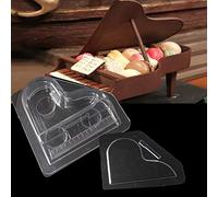 ECOSWAY 3D Piano Chocolate Mold 2 Pcs Set,Baking Mould, Transparent PC Chocolate Baking Mold Cake Candy DIY Fondant Mould