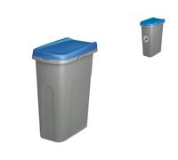 Ecosystem 25 Liters Trash Can Blue Lid Stefanplast