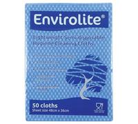 Valuex ValueX Folded Cleaning Cloth 480x360mm Blue (Pack 50)